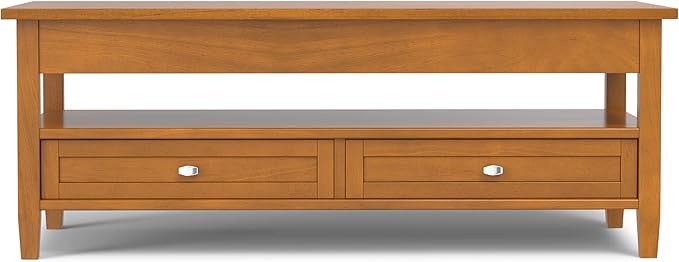 SIMPLIHOME Warm Shaker Lift Top Coffee Table - Image 6