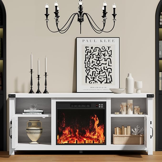 YESHOMY Fireplace TV Stand - Image 2