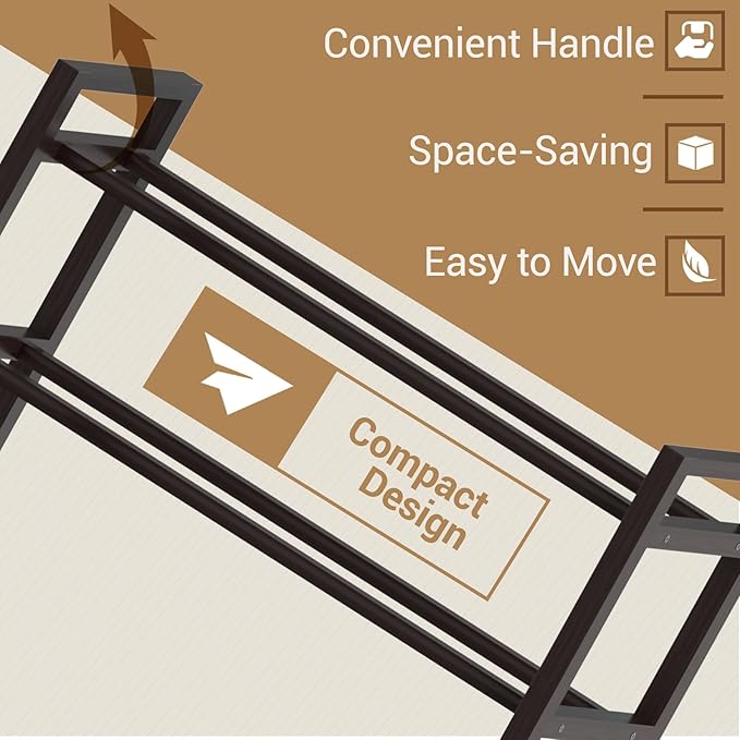 Haddockway Bamboo Shoe Rack for Closet, Free Standing Shoe Organizer - Image 7