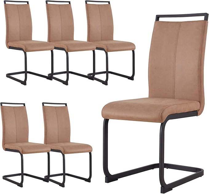Dining Chairs Set, Kitchen Modern Metal Chairs by Gopop