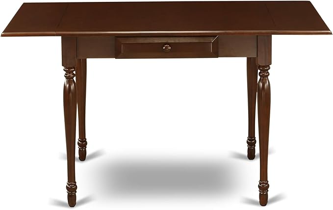 East West Furniture MZGR5-MAH-W 5 Piece Modern Dining Table Set Includes a - Image 6