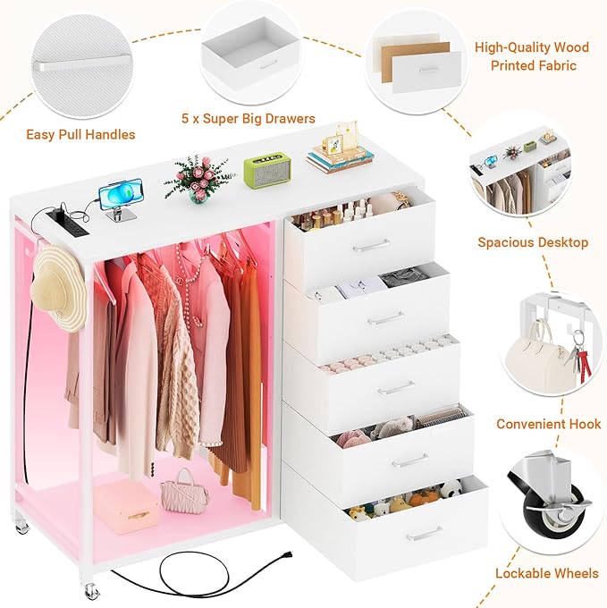 Cyclysio Dresser for Bedroom - Image 6