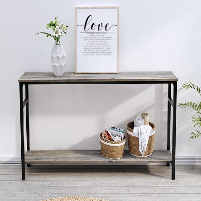 Narrow Console Table, 47 Inch Sofa Table - Image 9