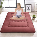Japanese Floor Mattress, Roll Up Memory Foam Tatami Mat Easy to Store and by Unknown