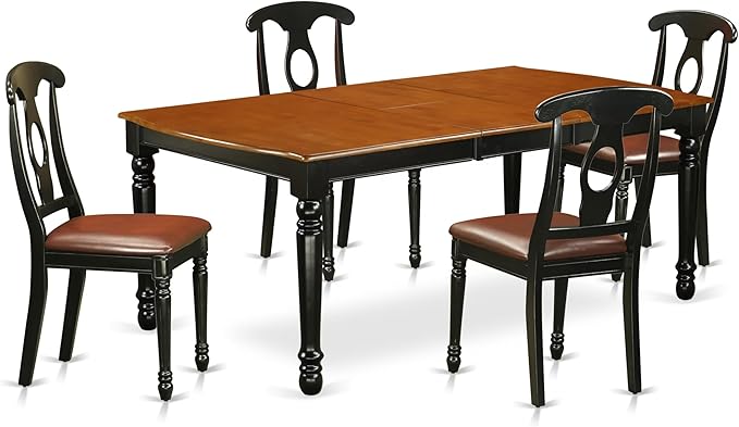 East West Furniture DOKE5-BCH-LC 5 Piece Dinette Set by EastWestFurniture