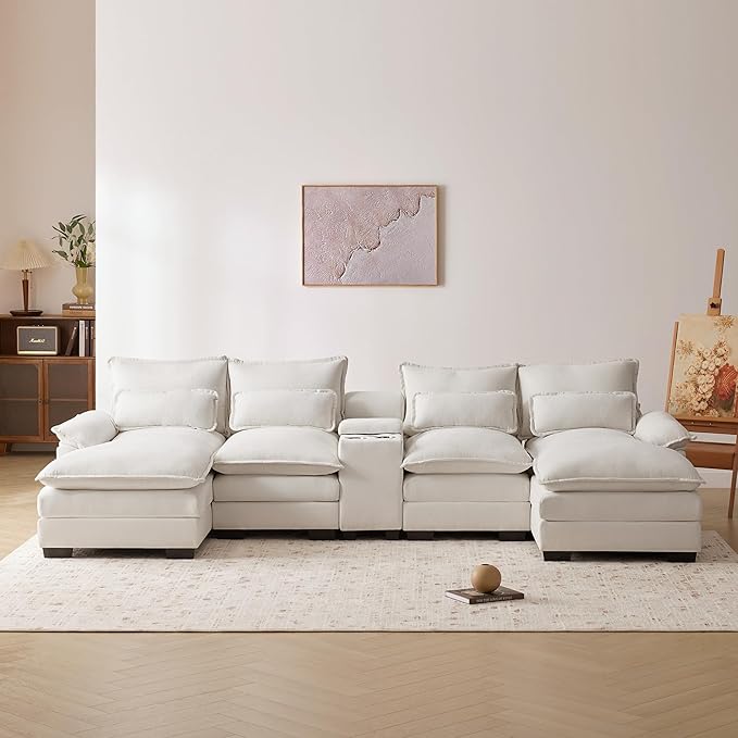 Merax U-Shaped Sectional Sofa - Image 3