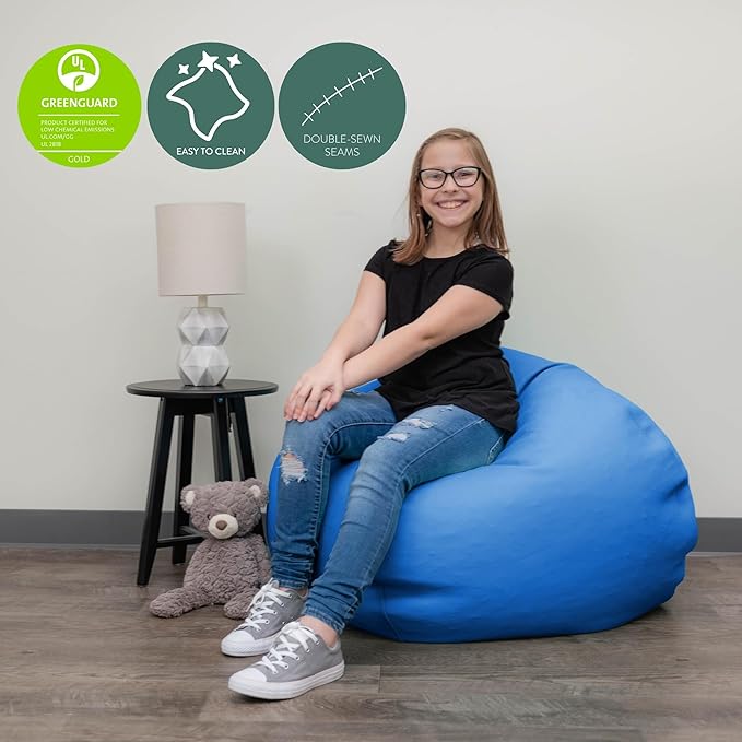 Children's Factory 35" Kids Bean Bag Chairs, Flexible Seating Classroom - Image 3
