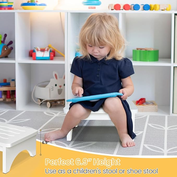 Wooden Step Stool for Adults, One Step Stool - Image 4