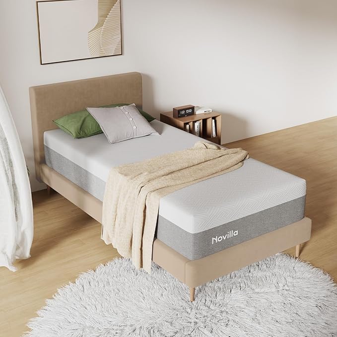 Novilla Twin XL Mattress, 12 Inch Gel Memory Foam XL Twin Mattress - Image 2