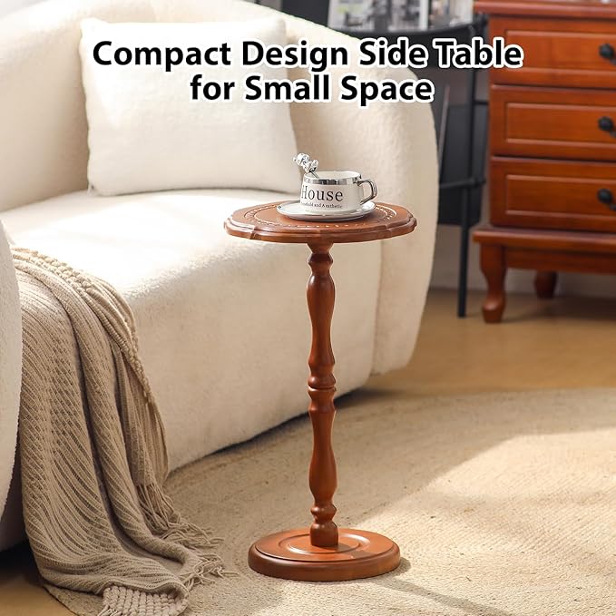 Solid Wood Side Table, Small Drink Table - Image 6