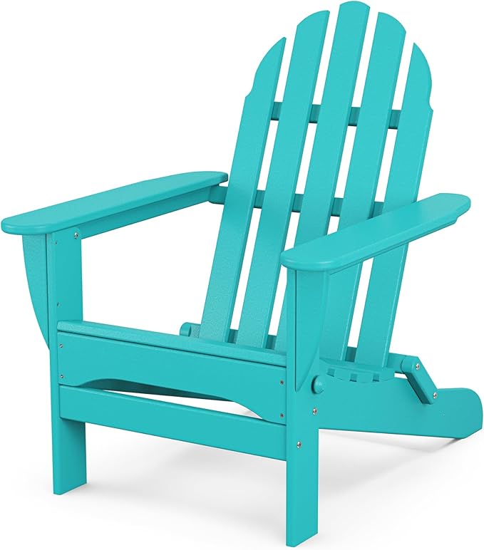 POLYWOOD AD5030AR Classic Folding Adirondack Chair, Height: 35.00" by POLYWOOD