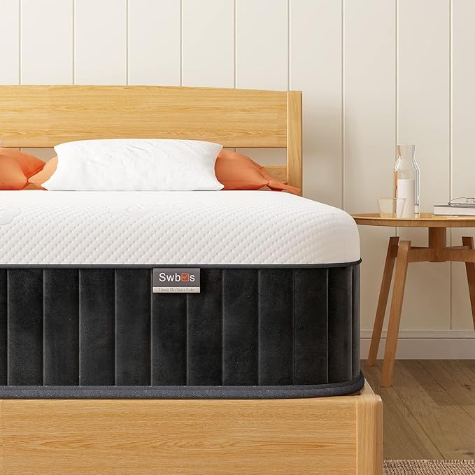 Firm Double Mattress, 12 Inch Memory Foam Full Size Mattress, Full Bed Mattress by Swbvs