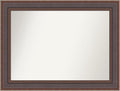 Amanti Art Brown Bathroom Mirror by AmantiArt
