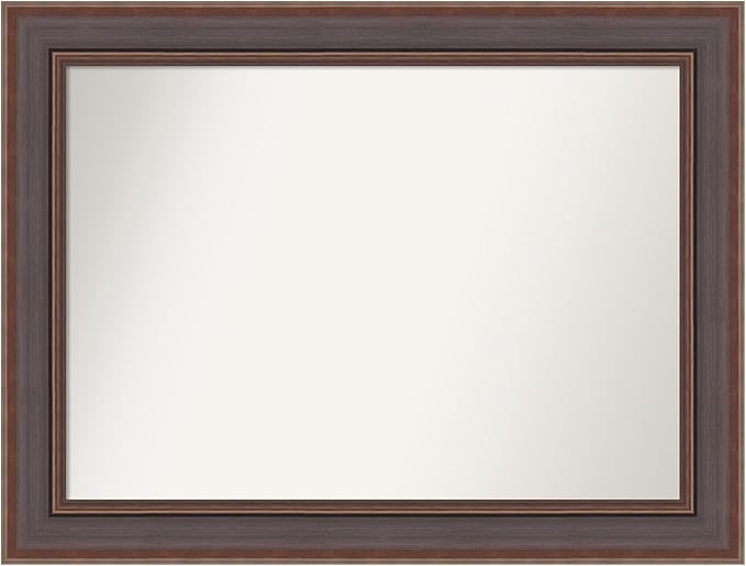 Amanti Art Brown Bathroom Mirror by AmantiArt