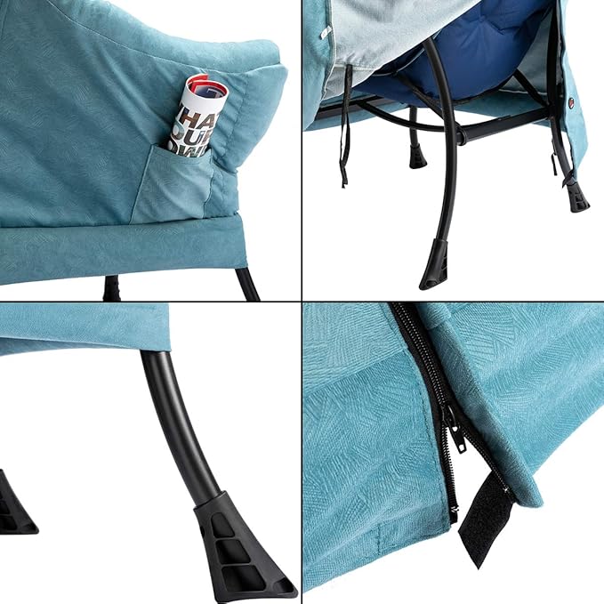 HollyHOME Fabric Lazy Chair - Image 8
