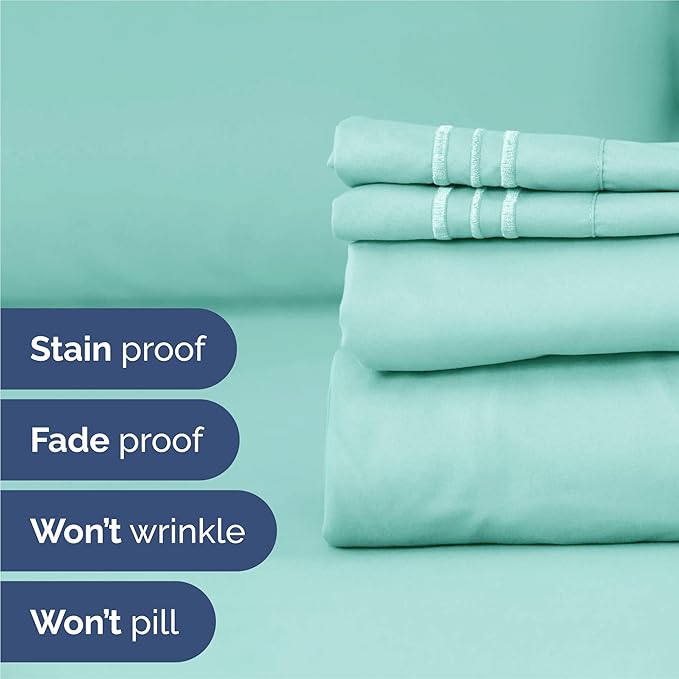 Split King Size 5 Piece Sheet Set - Image 5