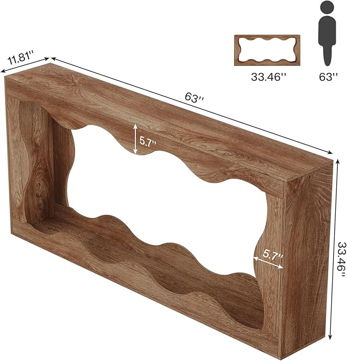 Tribesigns 63 Inches Farmhouse Console Table - Image 2