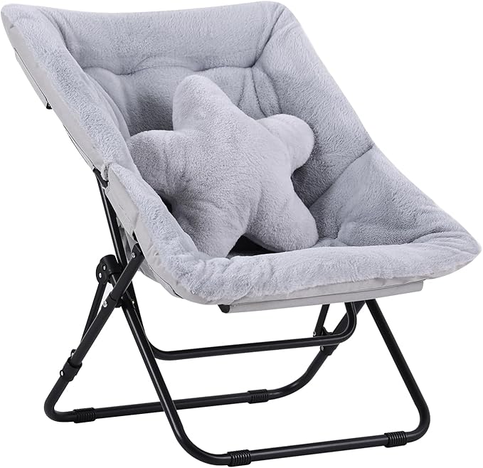 Welnow Comfy Saucer Chair, Oversized Folding Reading Chair - Image 9