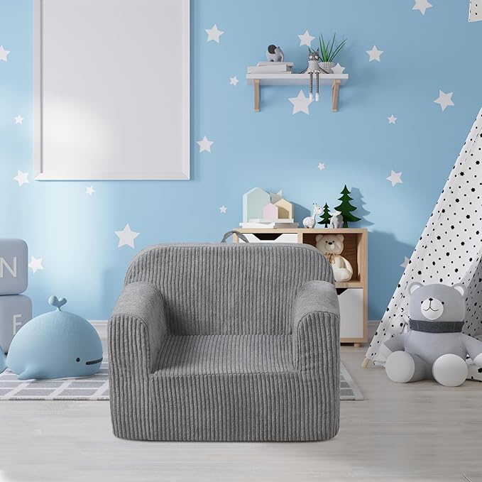 Getifun Foam Kids Sofa Chair, Comfy Toddler Couch, Soft Toddler Armchair - Image 2