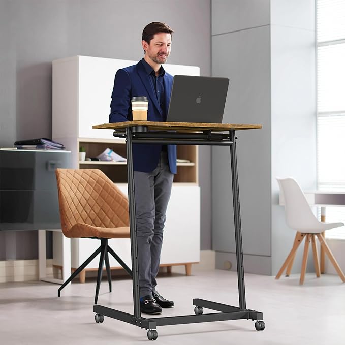 Treadmill Desk, Mobile Small Standing Desk - Image 9