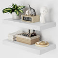Heimlove 12" Deep White Floating Shelves by Heimlove
