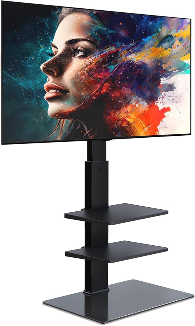 FITUEYES Swivel Floor TV Stand by FITUEYES
