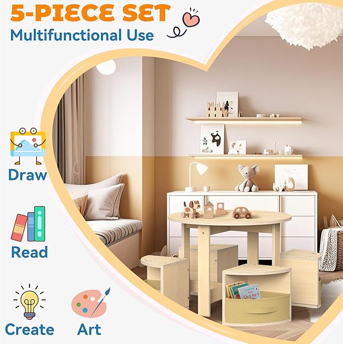 Toddler Table and Chair Set - Image 2