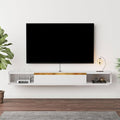 Floating TV Stand, Floating Shelves by TuckTect