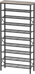 10 Tier Shoe Rack, Large Capacity Shoe Storage Organizer Holds 40 Pairs by Yatiney