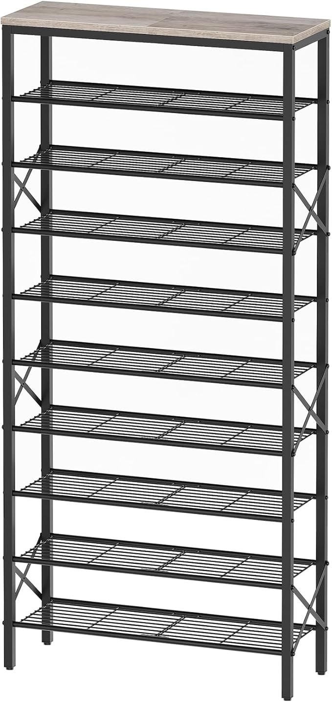10 Tier Shoe Rack, Large Capacity Shoe Storage Organizer Holds 40 Pairs by Yatiney