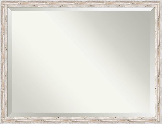 Amanti Art White Bathroom Mirror by AmantiArt