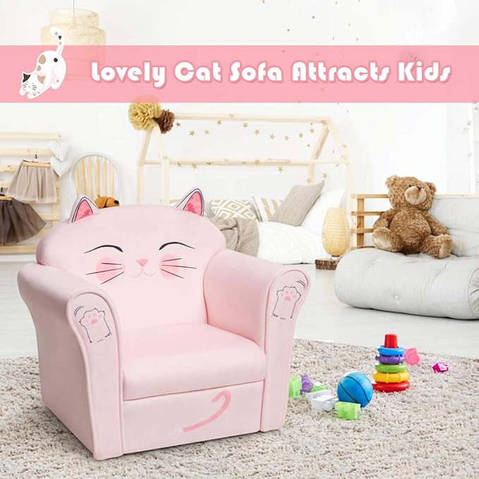 Costzon Kids Couch, Children's Sofa Armrest Chair - Image 9