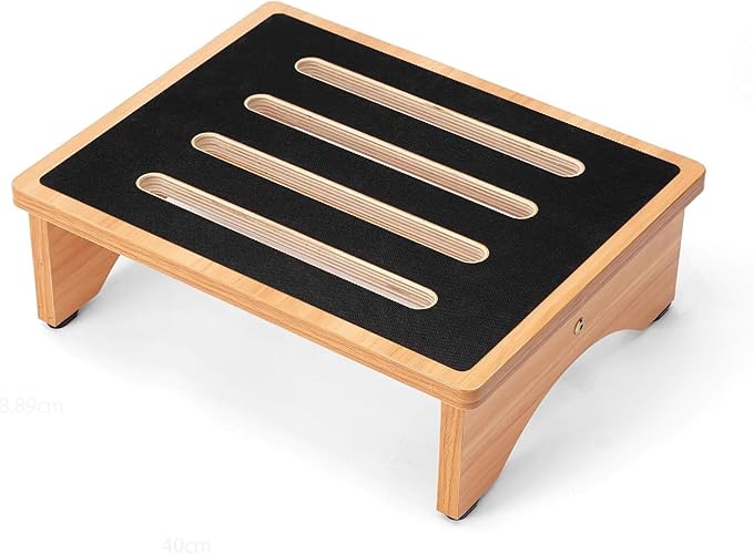 StrongTek 5" High Wooden Bed Step Stool by StrongTek
