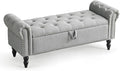 Furniliving 51” Bedroom Bench, End of Bed Bench by FurnilivingFurnitureforHome