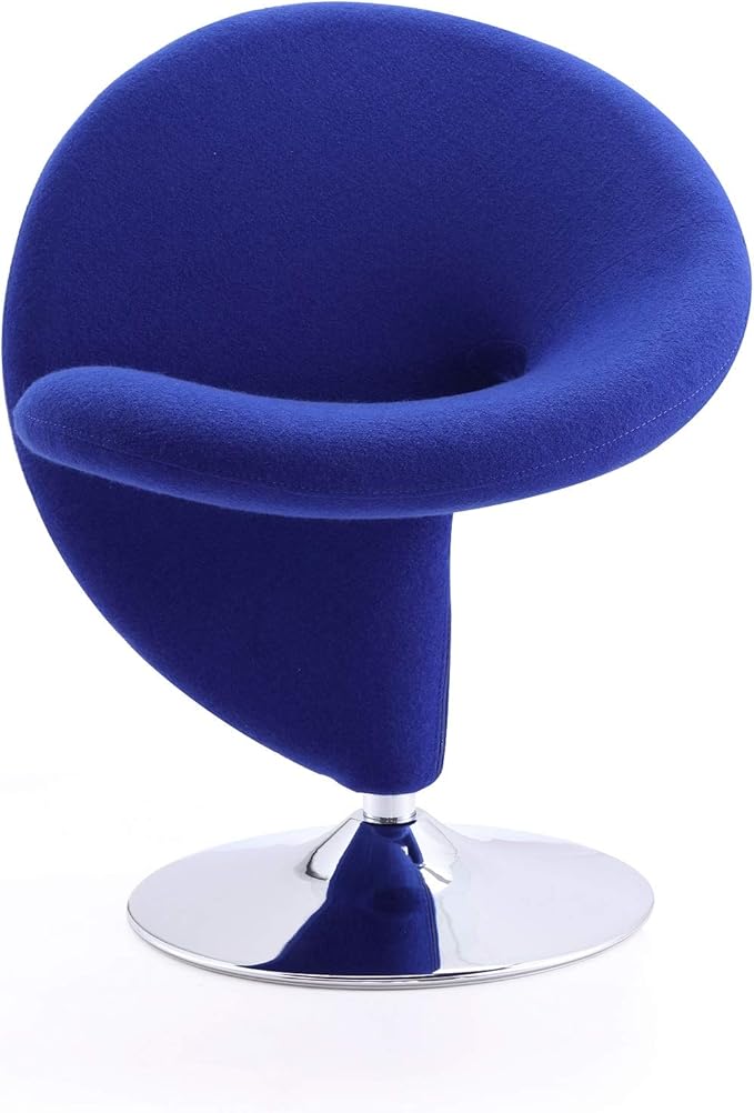 Manhattan Comfort Curl Mid Century Modern Wool Blend Upholstered Living Room - Image 5