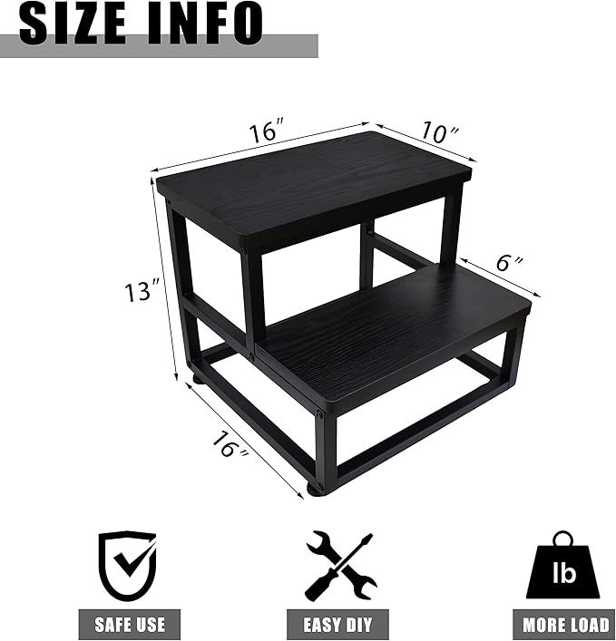 Step Stool, Bedside Steps for High Beds - Image 2