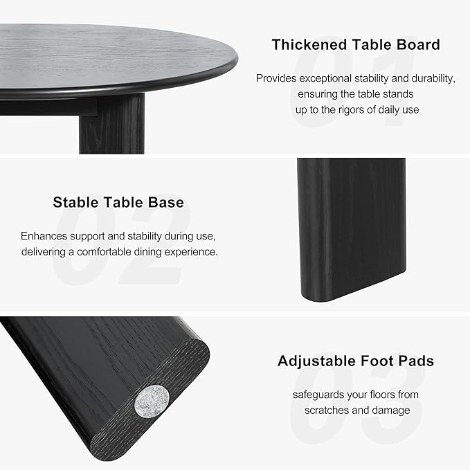 Casaphoria Wood Kitchen Table Set - Image 4