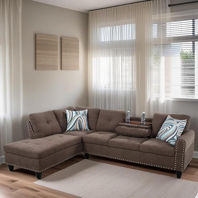 L-Shaped Sectional Sofa, Modern Sectional Couches Home Sofas by Outdoorchairs