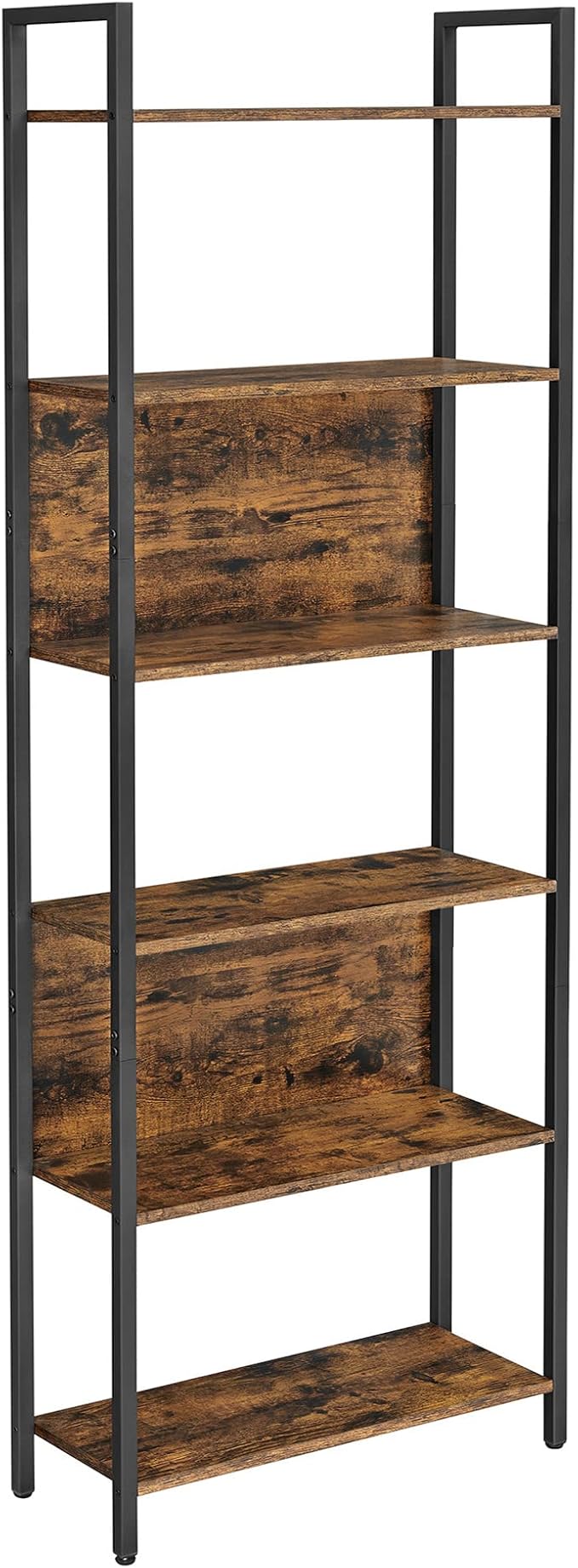 VASAGLE 6-Tier Bookshelf, Book Shelf, Industrial Bookcase, by VASAGLEbySONGMICSHOME