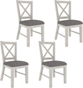 Solid Wood Dining Chairs Set of 4, Farmhouse Chairs by Peatuk