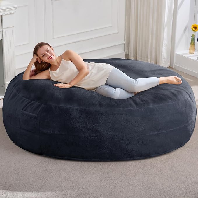 Hobestluk 6ft Bean Bag Chairs for Adults Large Beanbag Chair by YourHomeDeservesMore