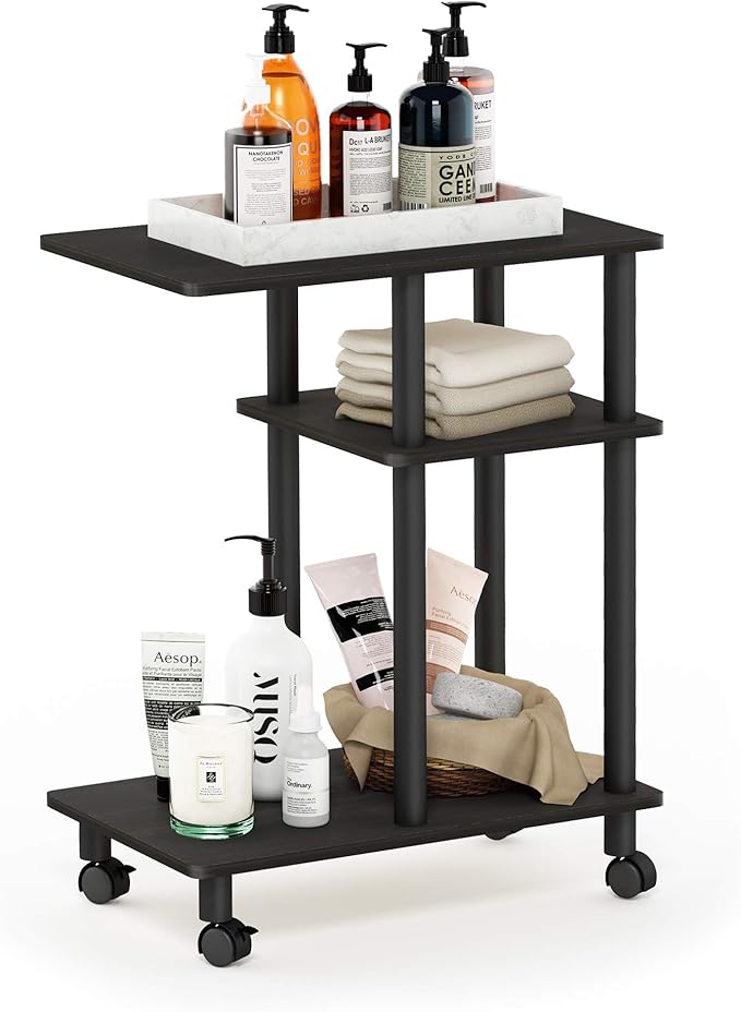 Furinno Turn-N-Tube C Shaped Side Table by Furinno-FitsYourSpaceFitsYourBudget