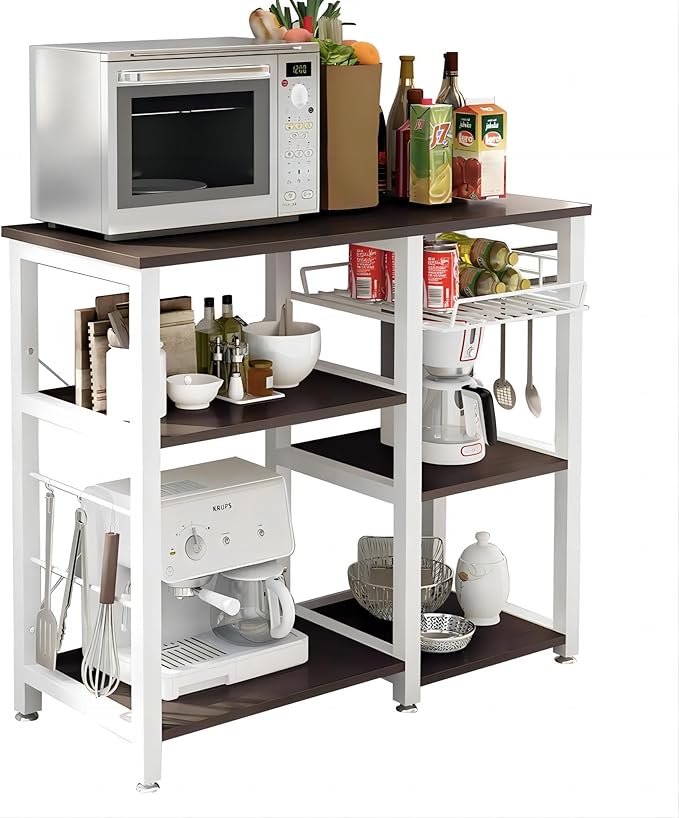 soges 3-Tier Kitchen Baker's Rack, Utility Microwave Oven Stand by soges