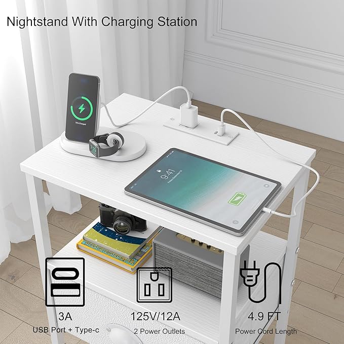 Nightstands Set of 2, Night Stands - Image 4