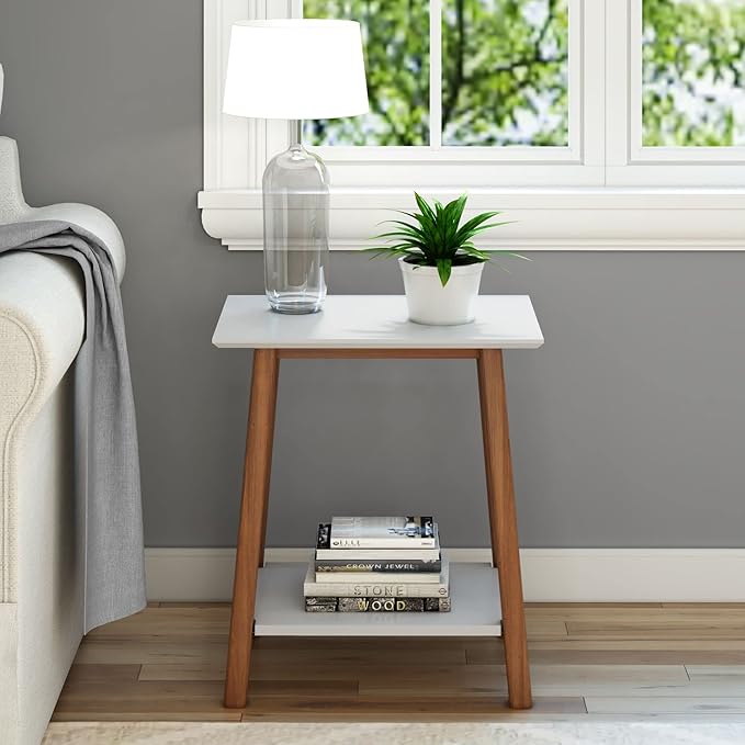 Plank+Beam Wooden Side Table - Image 3