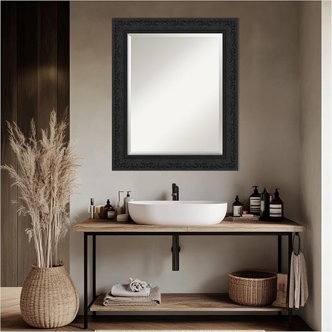 Amanti Art Black Bathroom Mirror - Image 4