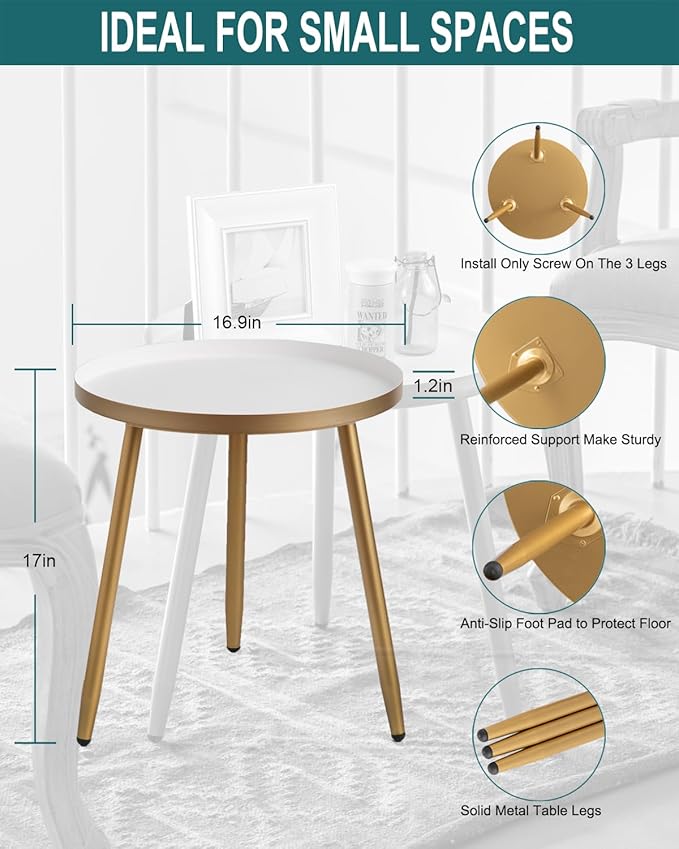 AOJEZOR Side Table: End Table for Any Room - Image 2