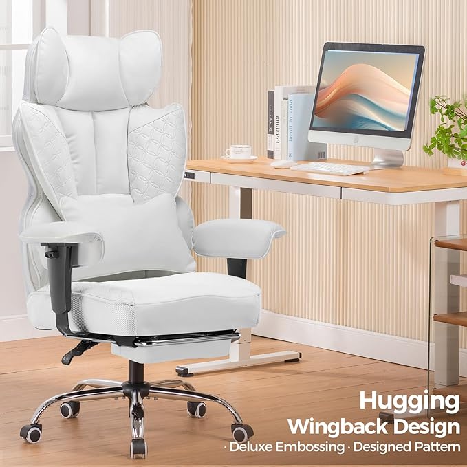 GTRACING Big and Tall Gaming Chair 400lbs Heavy Duty Office Chair - Image 7