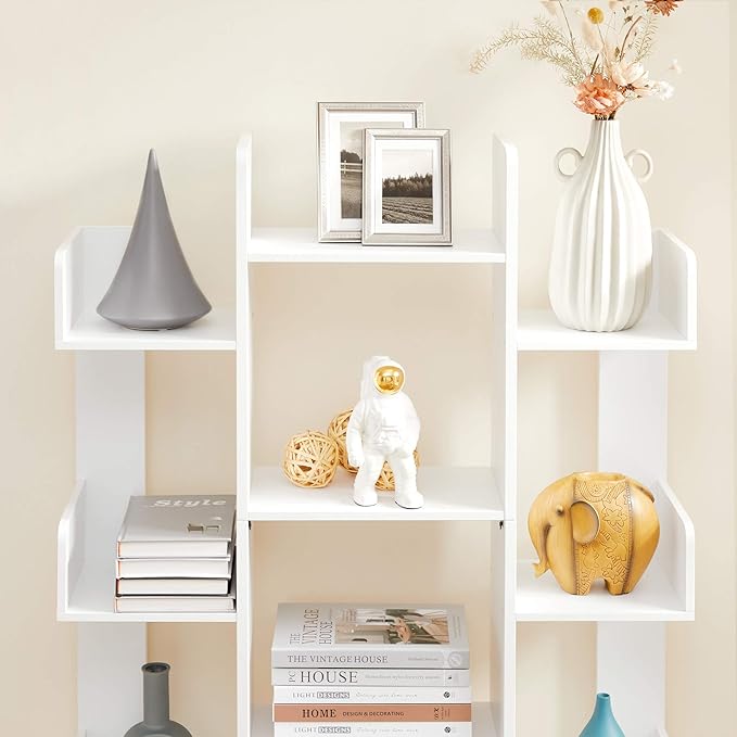 VASAGLE Bookshelf, Tree-Shaped Bookcase - Image 5