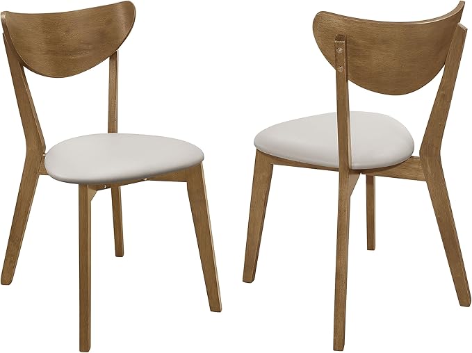 Coaster Home Furnishings Kersey Mid Century Modern Set of 2 Wood Dining Side by CoasterFineFurniture